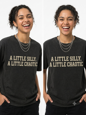 Women Basic T-Shirt (Silly & Chaotic)